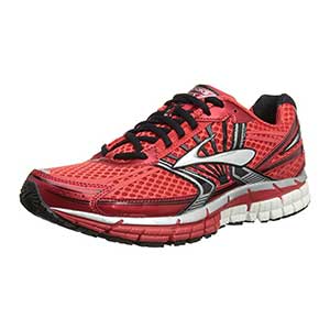 Brooks Men's Adrenaline GTS 14 High Risk RedBlackSilver 8.5 D US