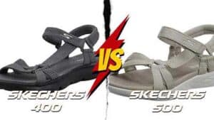 Skechers 400 vs 600 Sandals